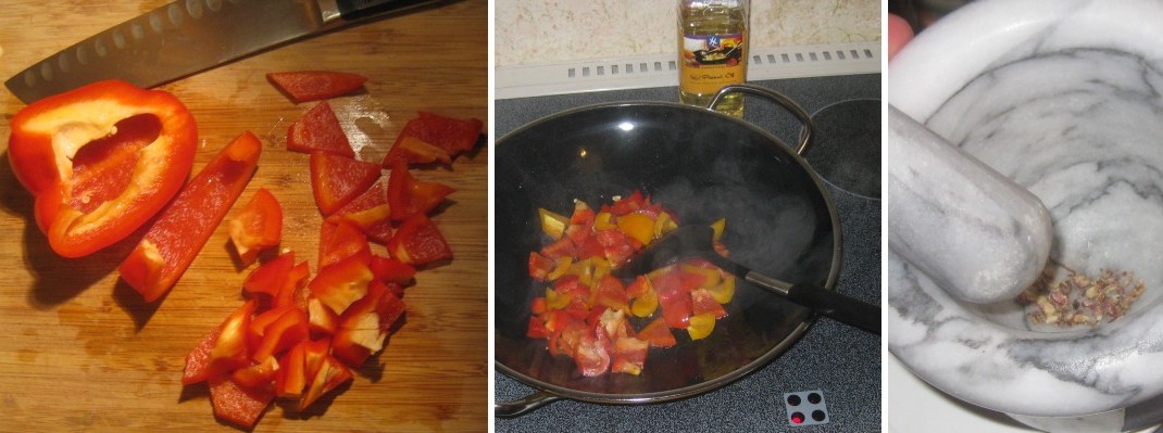 Barbaras Spielwiese: Gebratene Paprika mit Sichuanpfeffer aus dem Wok