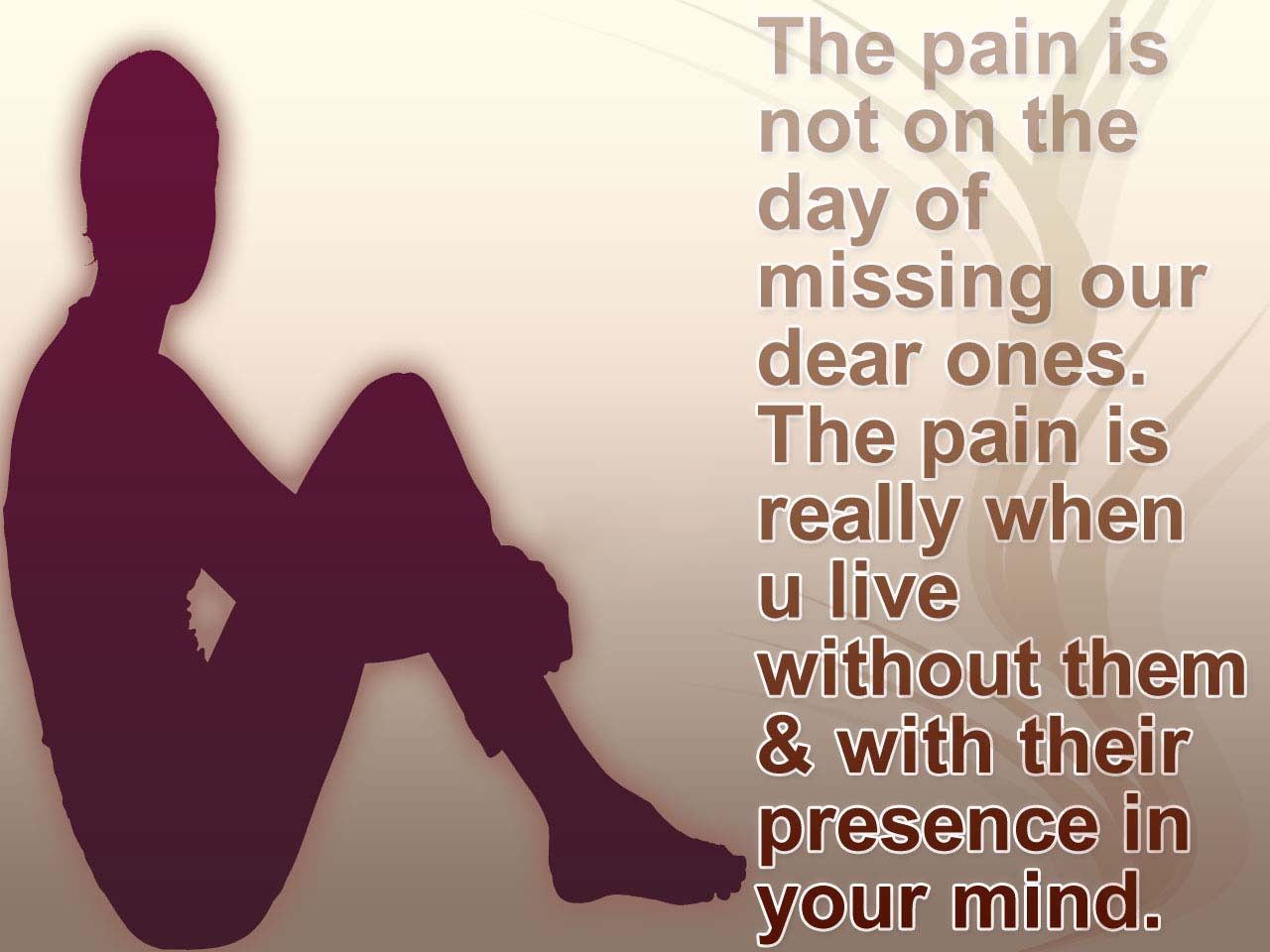 Lonely Quote on Pain