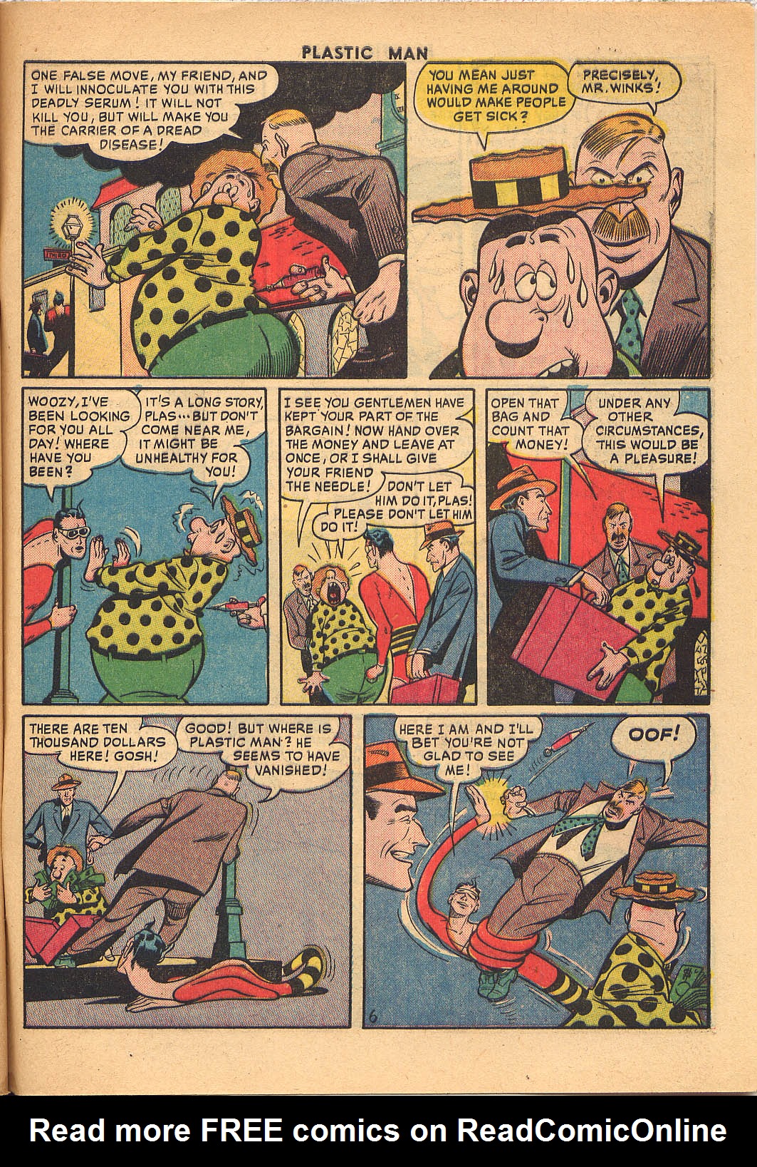 Read online Plastic Man (1943) comic -  Issue #26 - 47