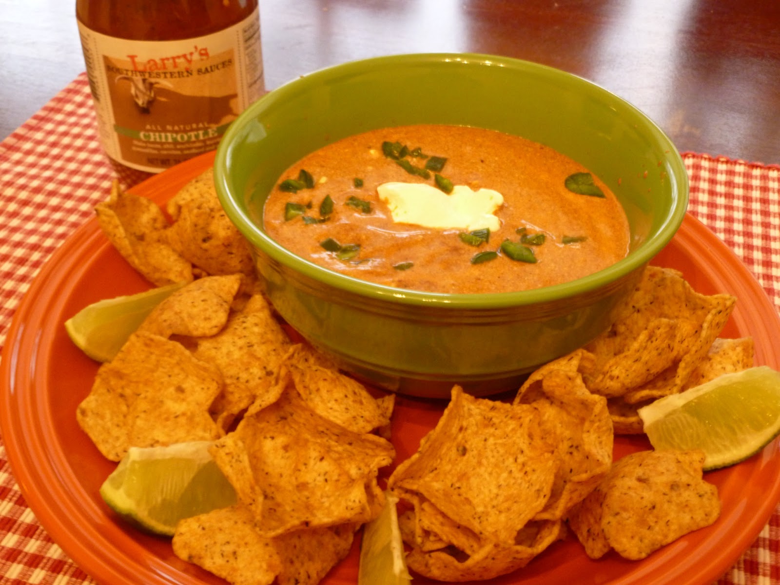 Larry's Southwestern Sauces Cheesy Chipotle Super Bowl Dip
