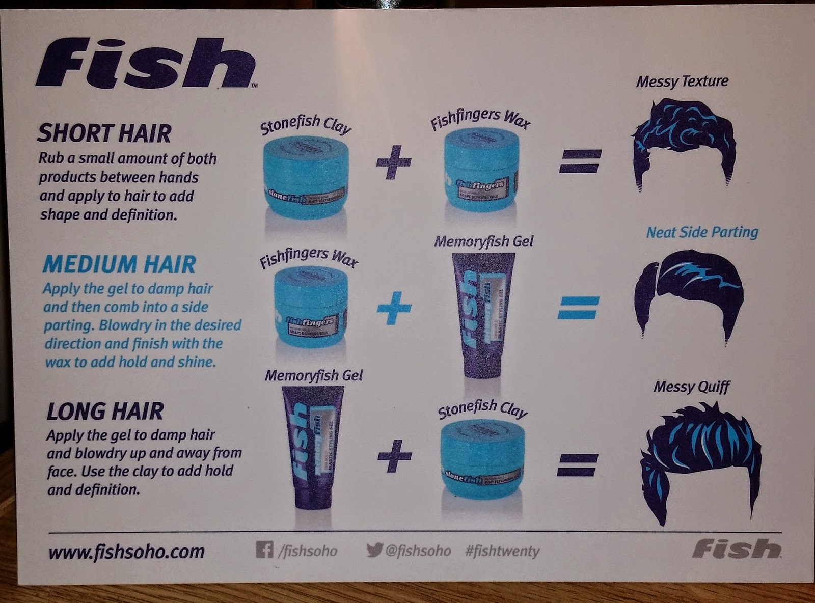 Fish Mens Hair Products Style With Ease Blonde Male