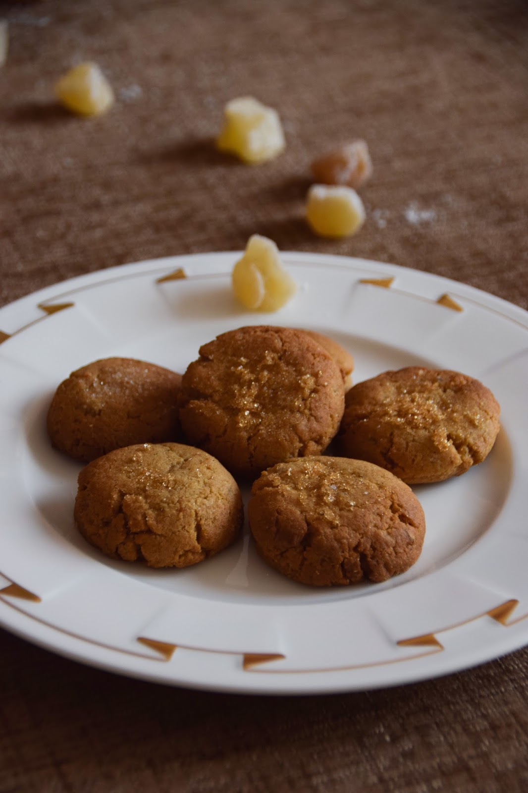 Würzplätzchen mit kandiertem Ingwer | Marion&amp;#39;s Kaffeeklatsch