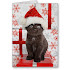 Kitten in a Santa Hat | Funny Christmas Card