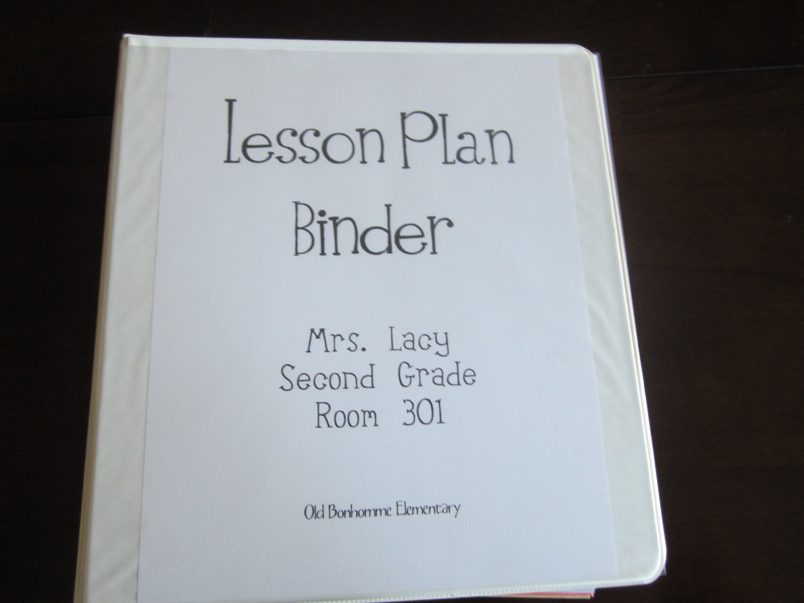 Lacy's Letters Lesson Plan Binder