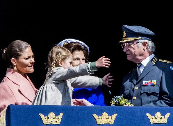Crown Princess wore MaxMara Wool and Angora Coat. Queen Silvia, Princess Estelle, Prince Oscar, Princess Sofia, Princess Madeleine