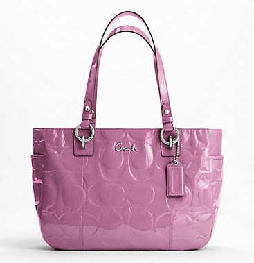 COACH: COACH GALLERY PATENT EW LEATHER TOTE RM549