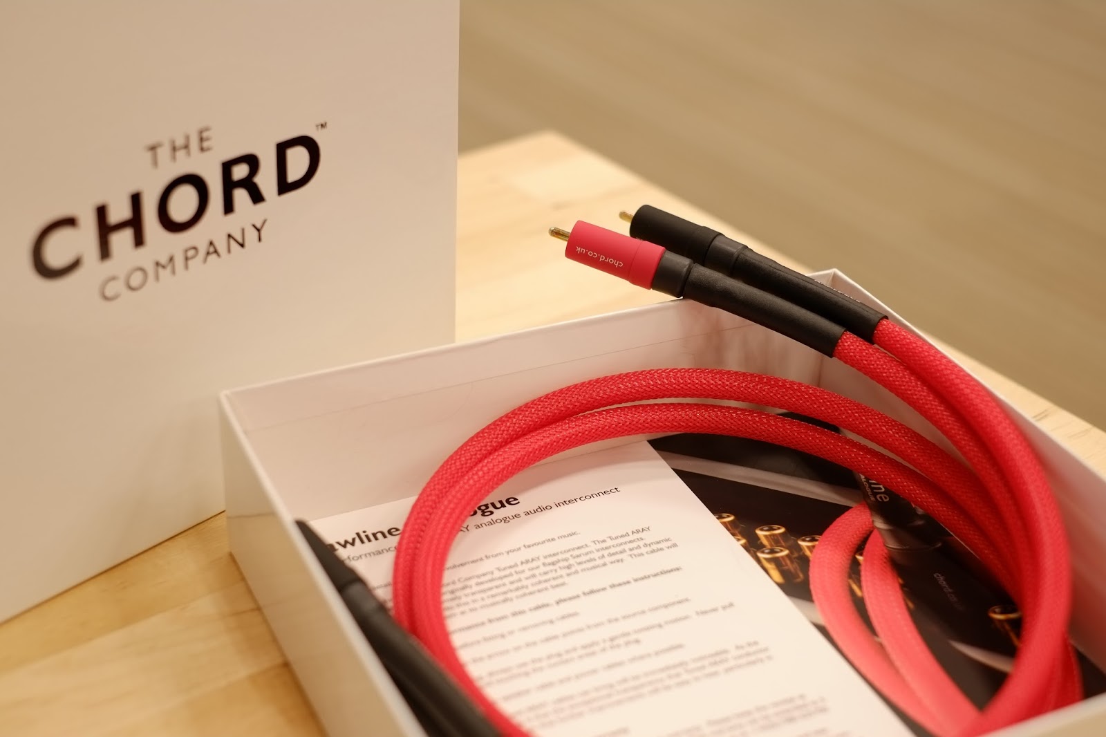 大人気コーナー!? "STAFF石井の自爆散財ブログ" 今回はアクセサリー！THE CHORD COMPANY Shawline RCA 1