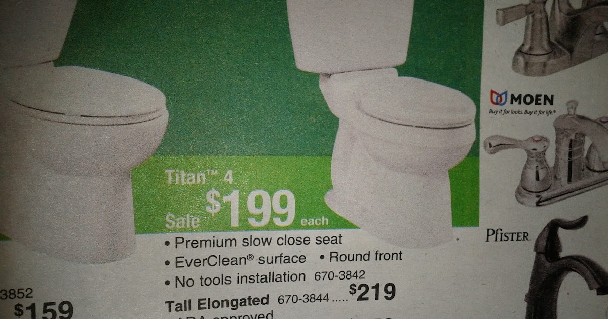 Titan 4 Toilet Menards