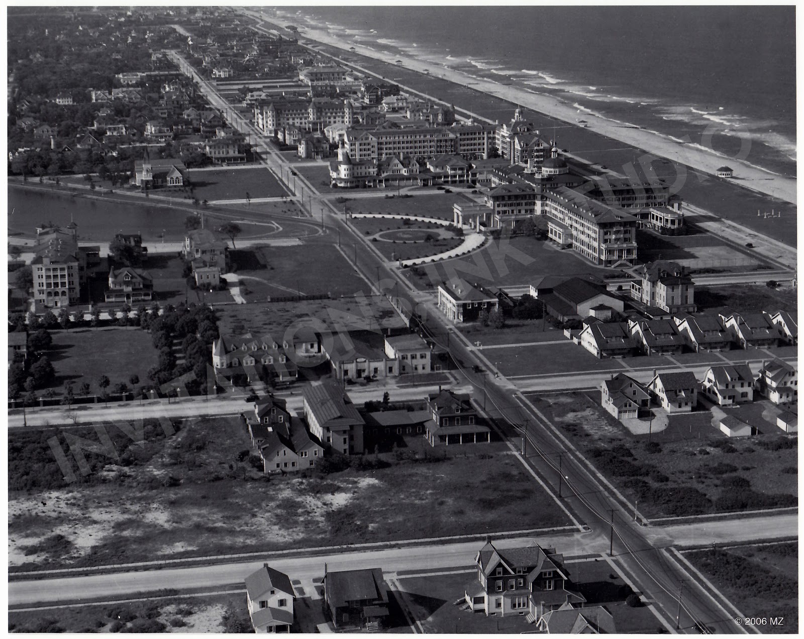 Invitations, Ink, Social Design Studio Vintage 1930s Aerial