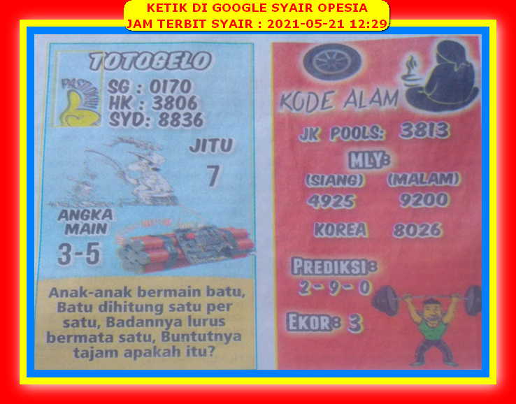 Syair Sdy Jumat 21 Mei 2021 Kode Syair Sgp Syair Hk Syair Sydney 2021 Syair Sdy Jumat 21 Mei 2021 Kode Syair Sgp Syair Hk Syair Sydney 2021