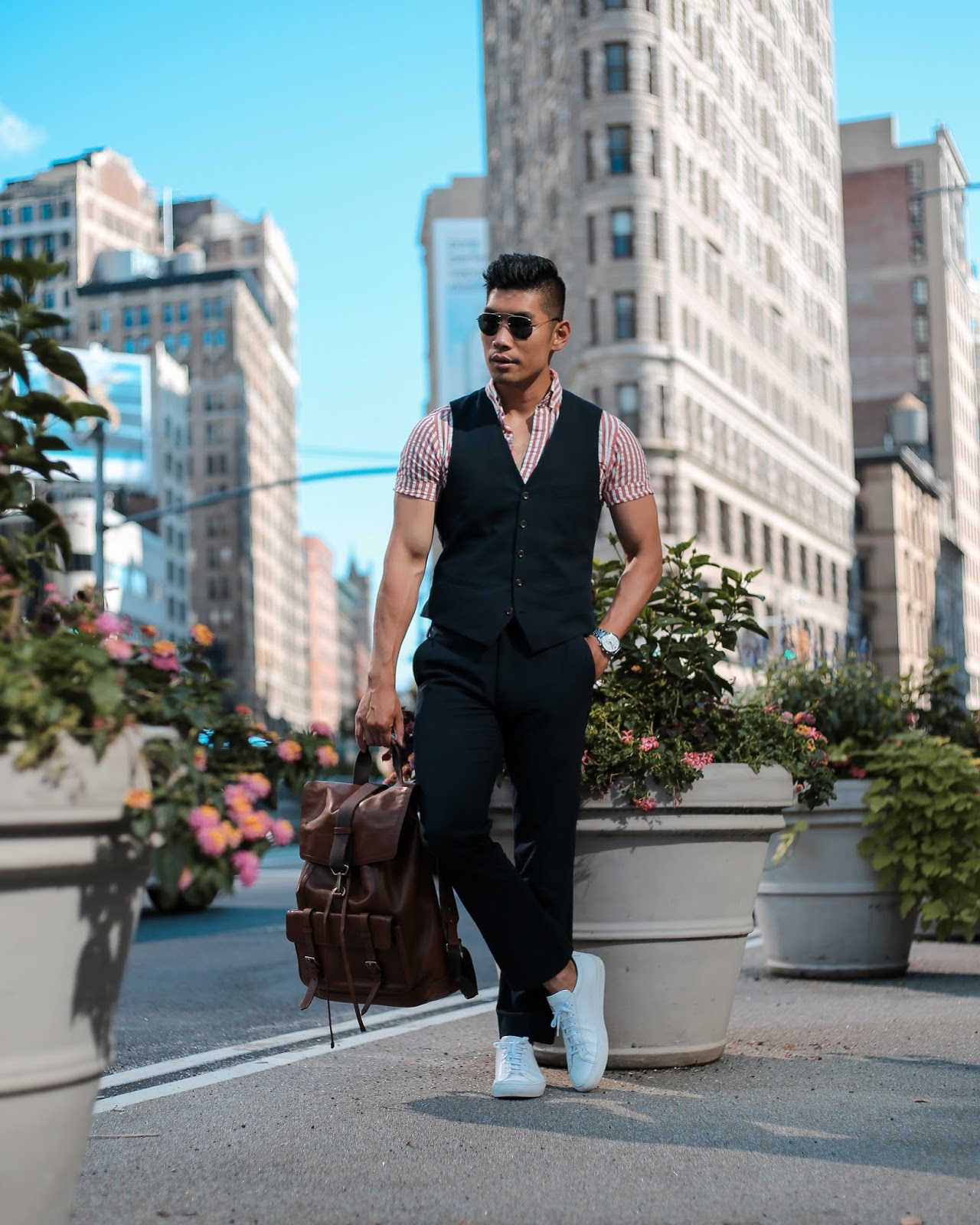 Summer Style Striped Shirt & Vest — LEVITATE STYLE