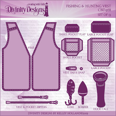 Divinity Designs Custom Dies: Fishing & Hunting Fest