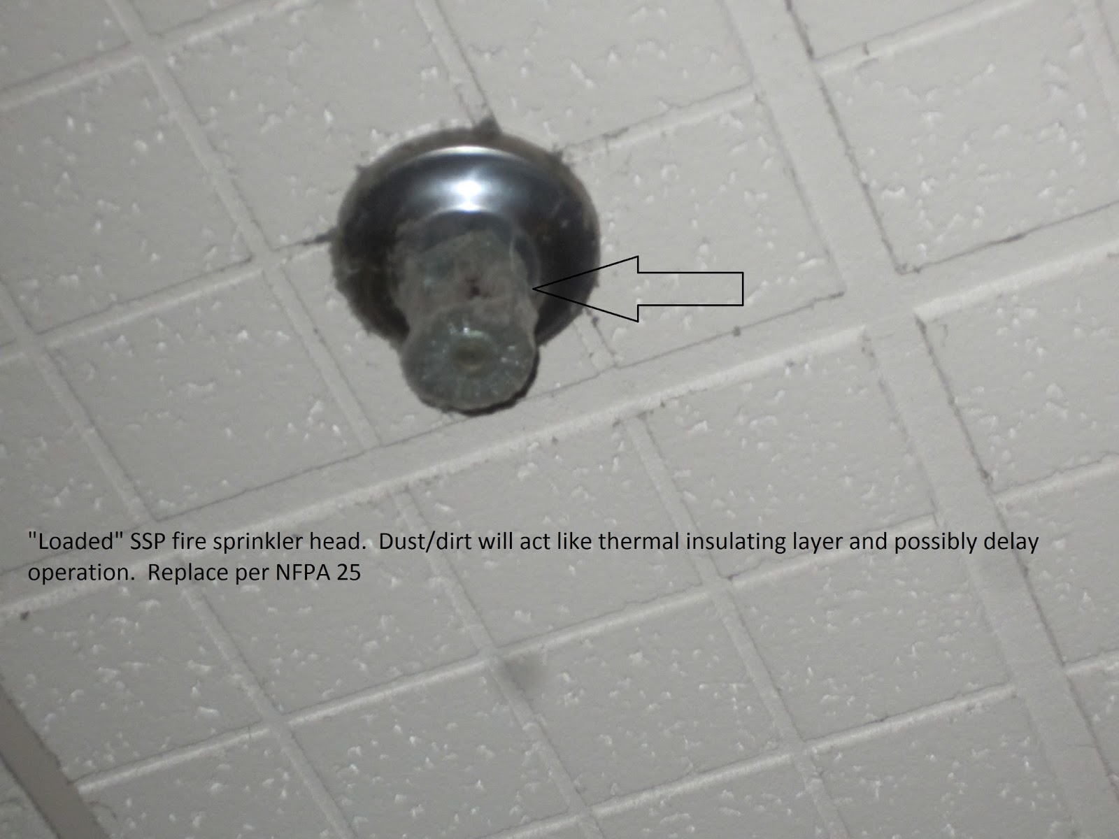 Fire Protection Deficiencies Loaded Fire Sprinkler Heads