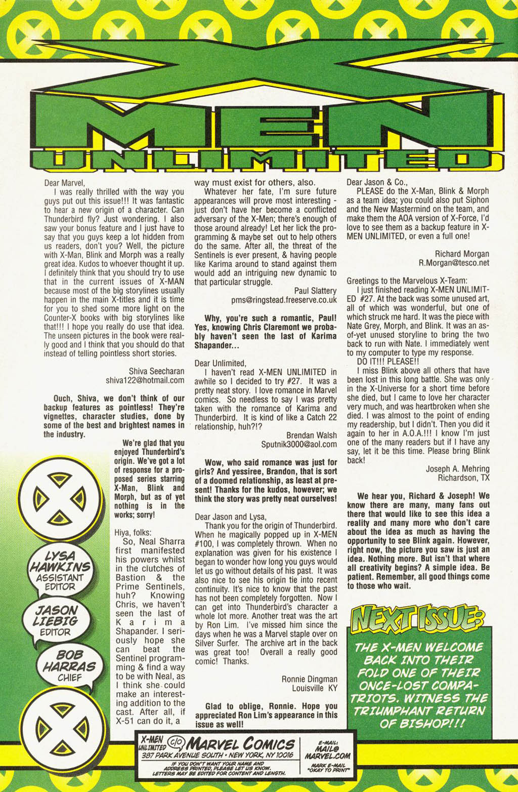 Read online X-Men Unlimited (1993) comic -  Issue #28 - 39