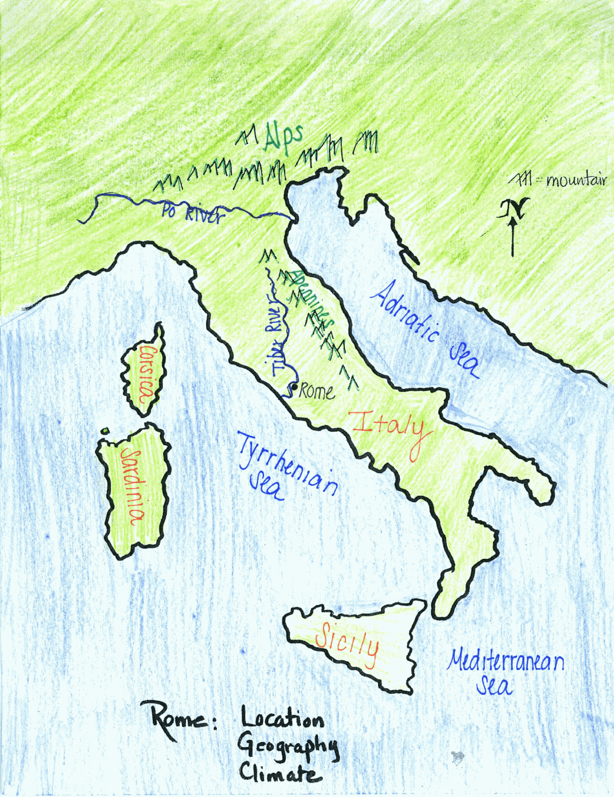 Mr.Guerriero's Blog: Ancient Rome Map