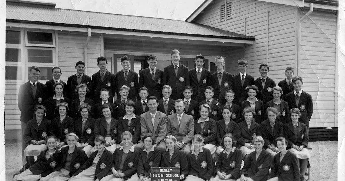 Geoff Thompsons Blog Henley High School Class Photo 1B 1959 2b 1960