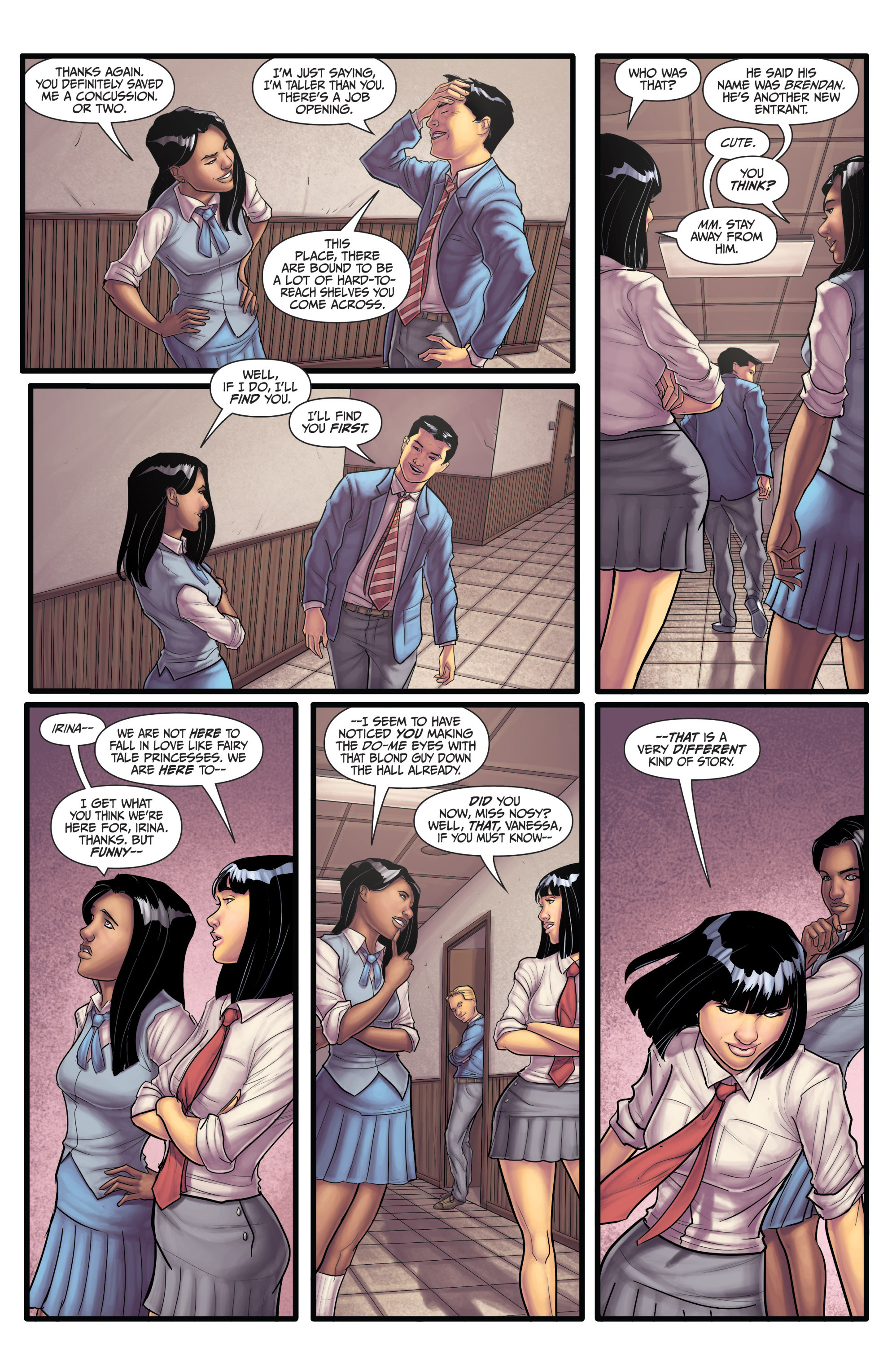Read online Morning Glories comic -  Issue #21 - 25