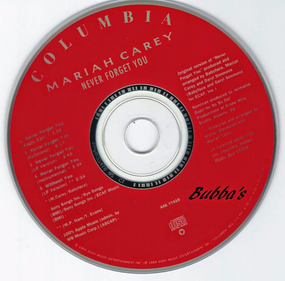 BabyBubba's Stash Mariah Carey Never You