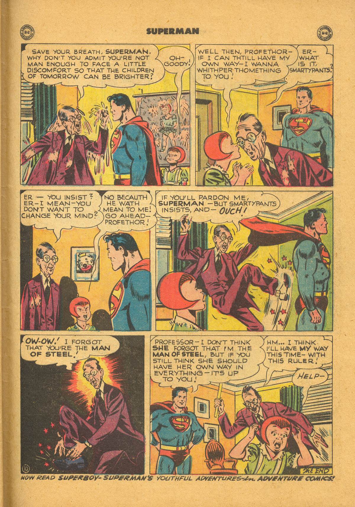 Read online Superman (1939) comic -  Issue #56 - 47