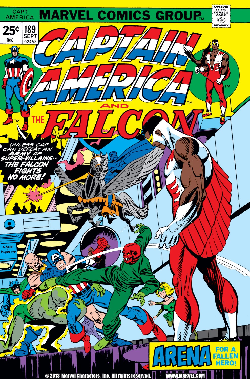 Read online Captain America (1968) comic -  Issue #189 - 1