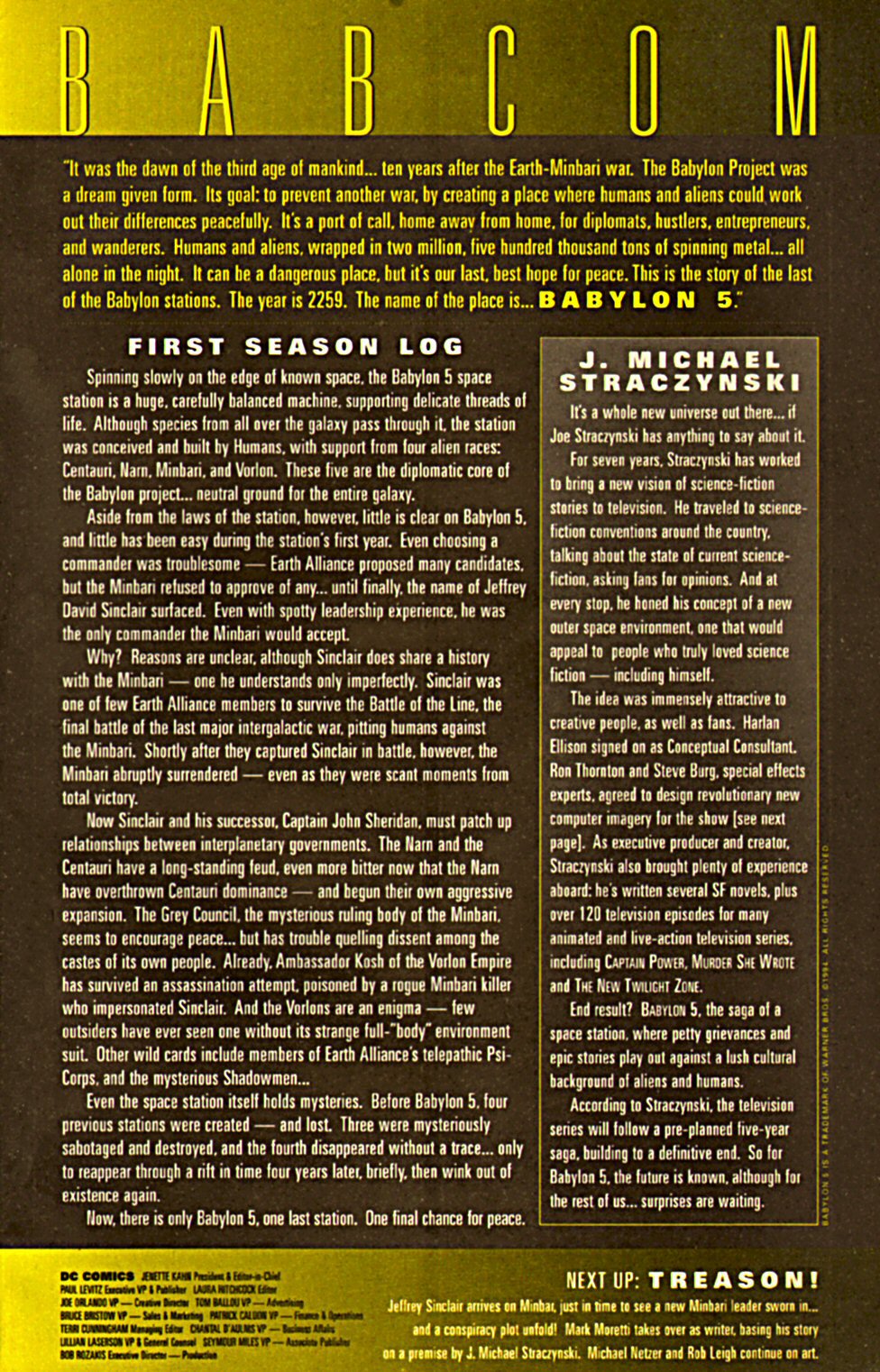 Read online Babylon 5 (1995) comic -  Issue #1 - 27