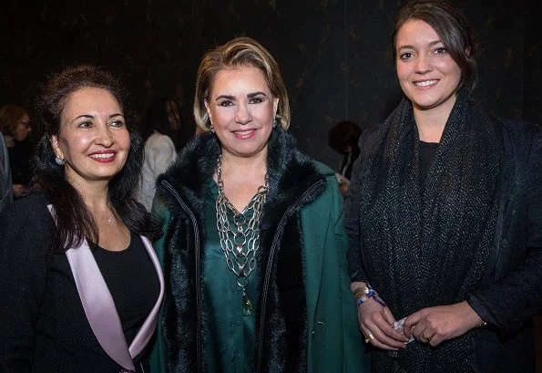 Grand Duchess Maria Teresa and her daughter Princess Alexandra attended the screening of the film I am Nojoom, age 10 and divorced