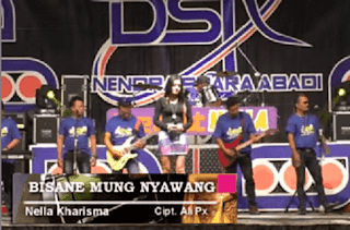 Lirik Lagu Bisane Mung Nyawang - Nella Kharisma