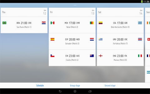 Fifa World Cup 2014 App time to update