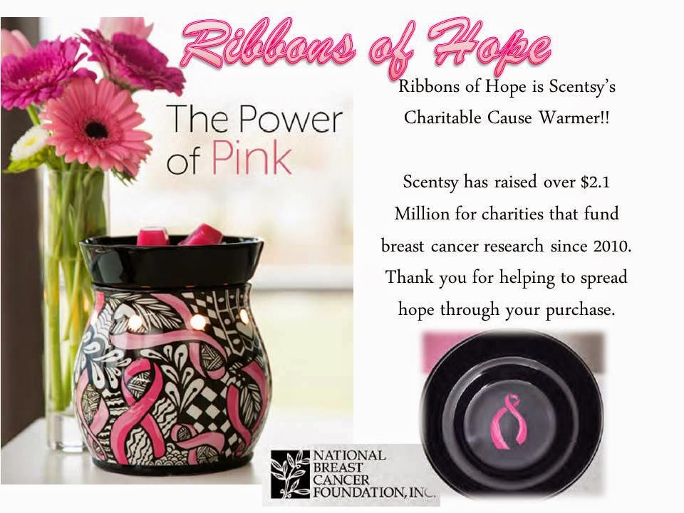 Just a word... Ribbons of Hope Scentsy Charitable Cause Warmer