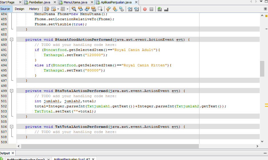 Aplikasi Program Penjualan Menggunakan Java NetBeans - Savictif Media ...