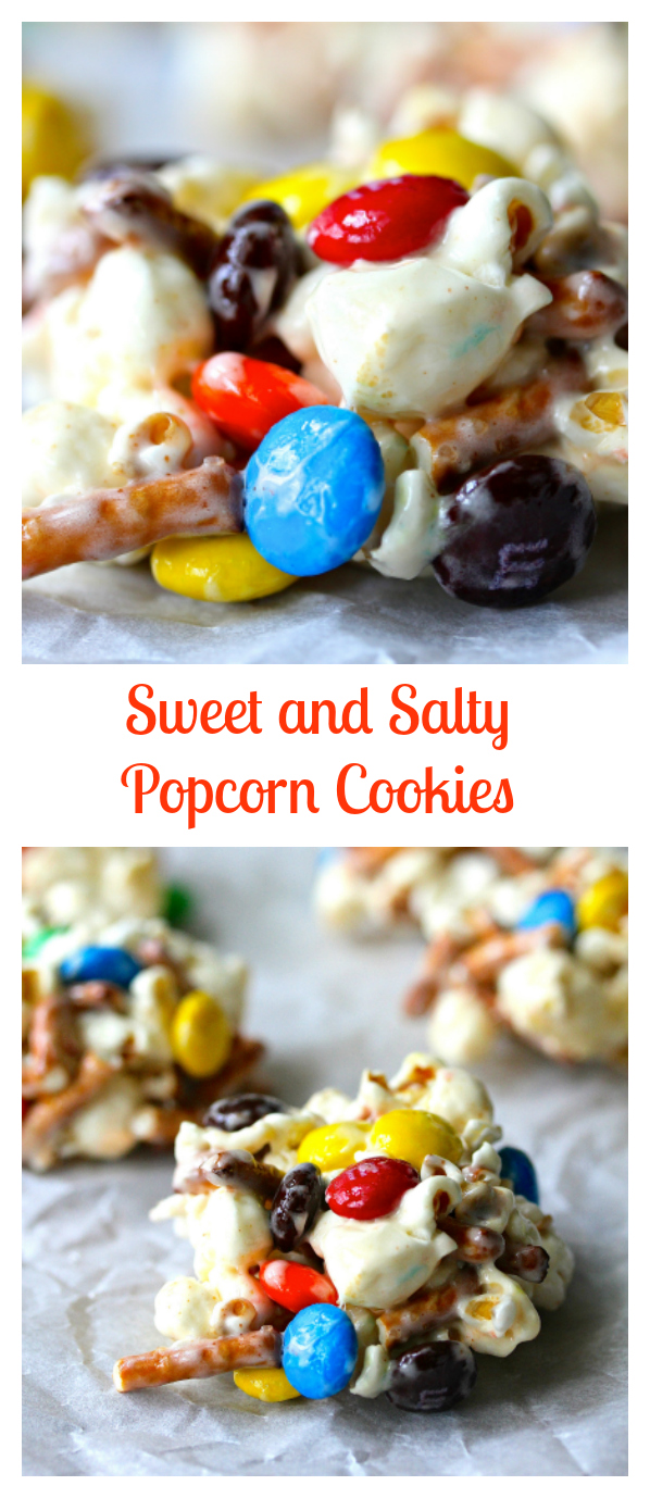 Sweet and Salty Popcorn Cookies Karen's Kitchen Stories