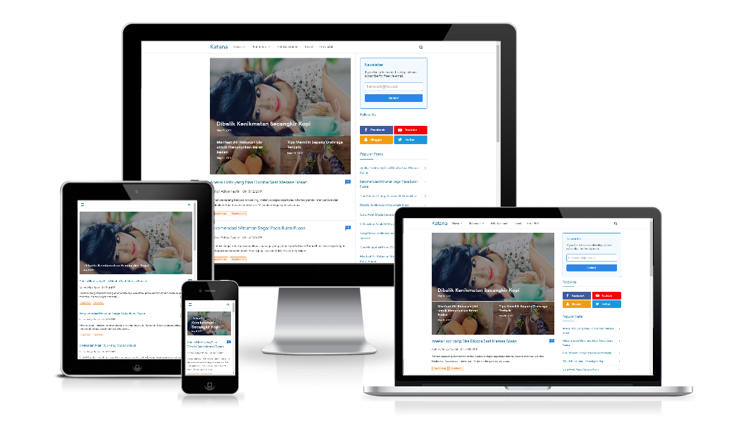 Katana Responsive Blogger Template Katana Responsive Blogger Template