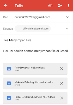 mengirim pesan email