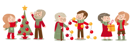motifs motifs: Noël en famille
