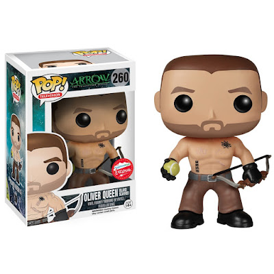 Fugitive Toys Exclusive Arrow “Island Scarred” Oliver Queen Pop! Television Vinyl Figure by Funko
