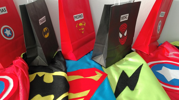 capas superheroes handmade