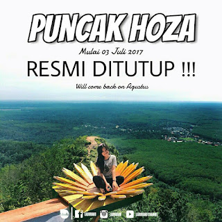 alasan puncak hoza tutup