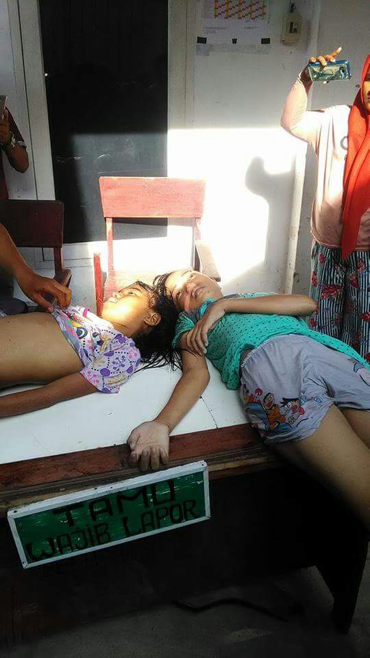 Dua orang siswi SMP Kota Tanjungbalai yang meninggal dunia karena tenggelam di Sungai Selat Lancang, Tanjungbalai, Dua orang siswi SMP Kota Tanjungbalai yang meninggal dunia karena tenggelam di Sungai Selat Lancang, Tanjungbalai,