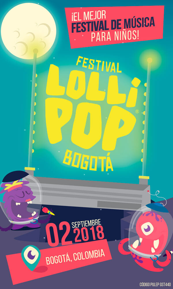 Segundo Festival LOLLIPOP (2018) Multiparque Zona Bogota DC