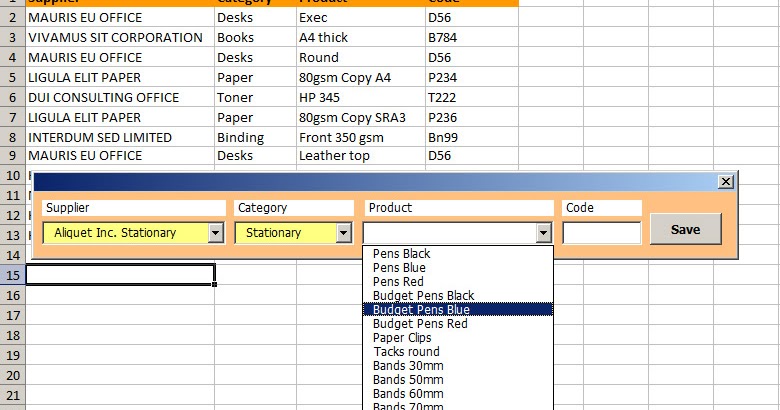 excel dependent combo boxes hints and tips about vba chart control