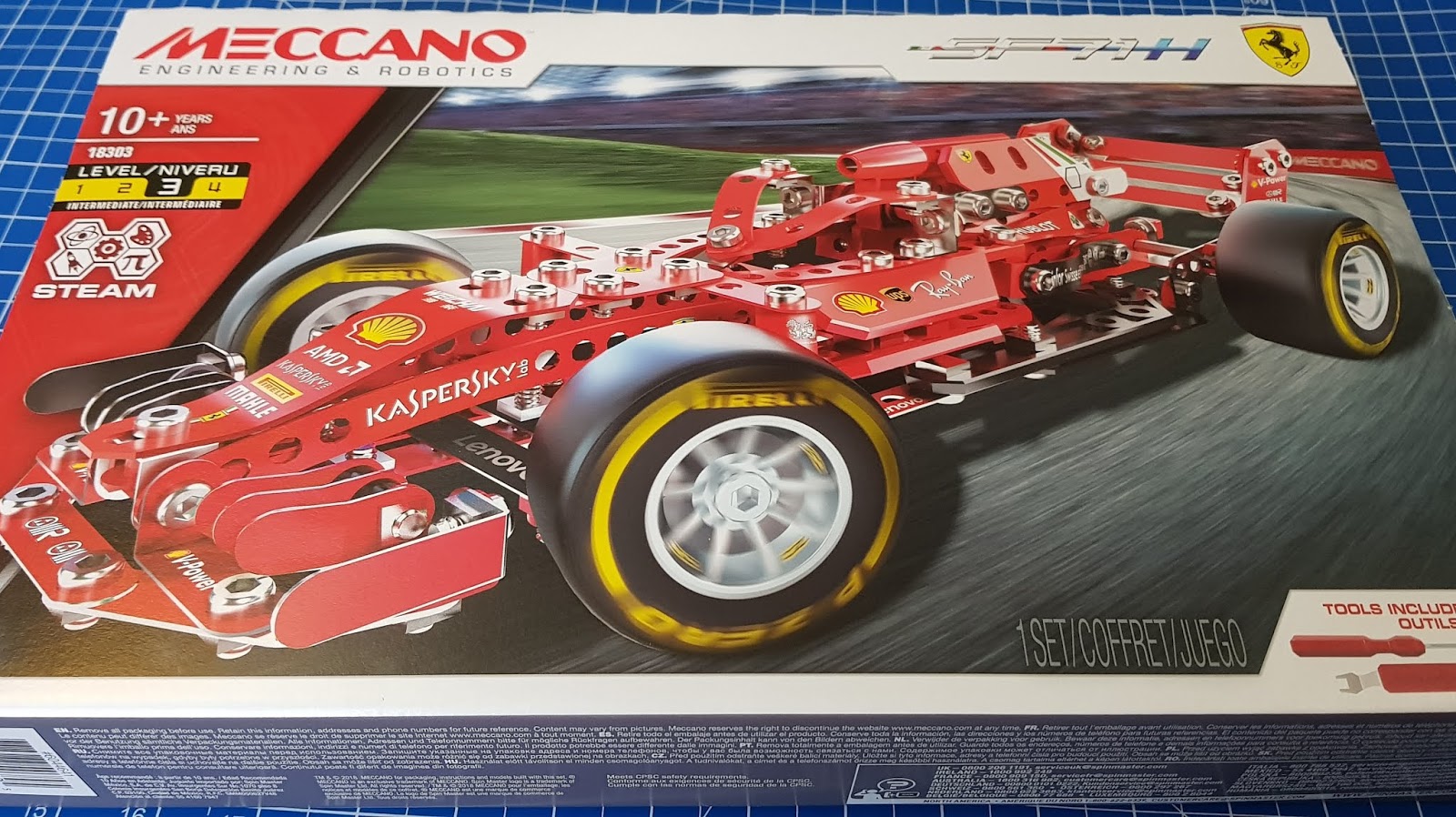 MECCANO Racer Model Set Ferrari F1 rouge 6044641 