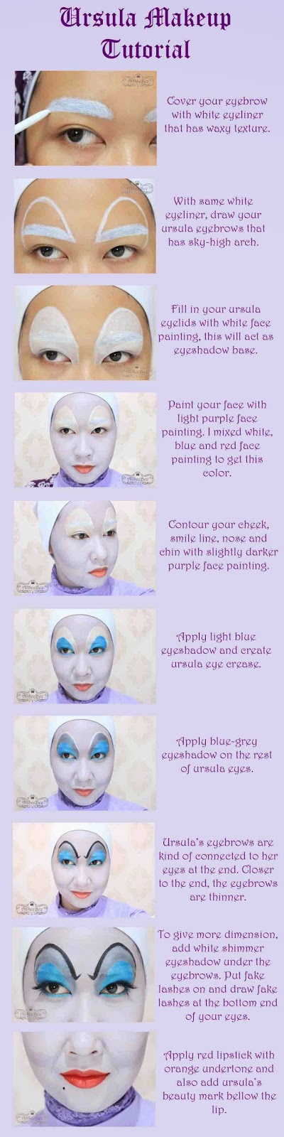 Disney Villains Diva Makeup Collaboration - Ursula (with tutorial)