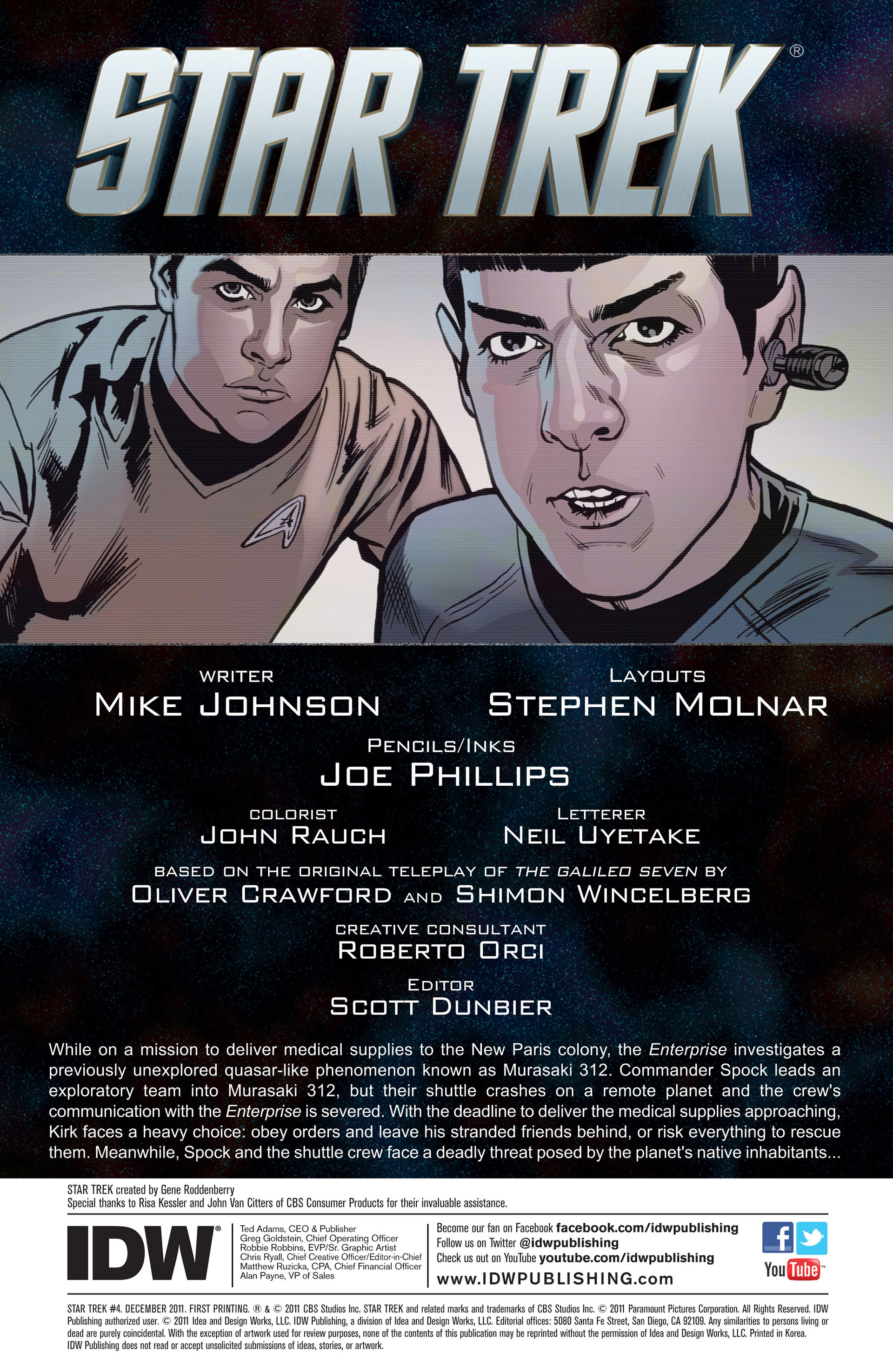 Read online Star Trek (2011) comic -  Issue #4 - 5