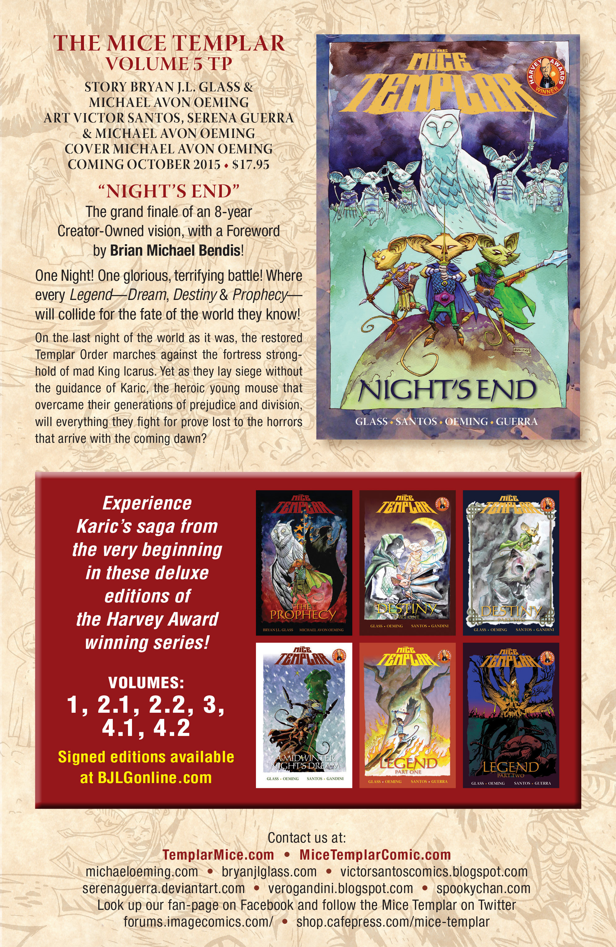 Read online The Mice Templar Volume 5: Night's End comic -  Issue #5 - 29