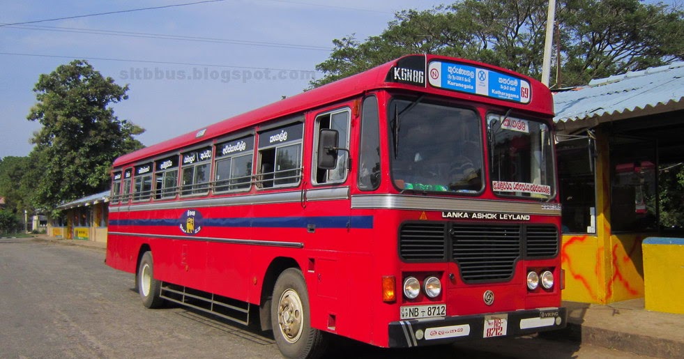 SLTB buses ශ්‍රී ලංගම බස් Ashok Leyland Viking 210 Turbo bus from