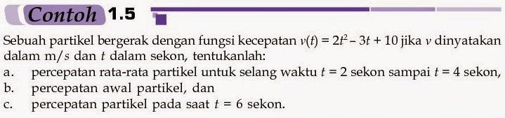 Fisika Siswa: Contoh Soal Percepatan Rata-rata dan Percepatan Sesaat