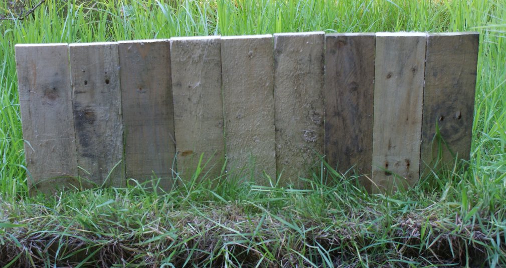 The Shed And Beyond Garden edging made from pallets