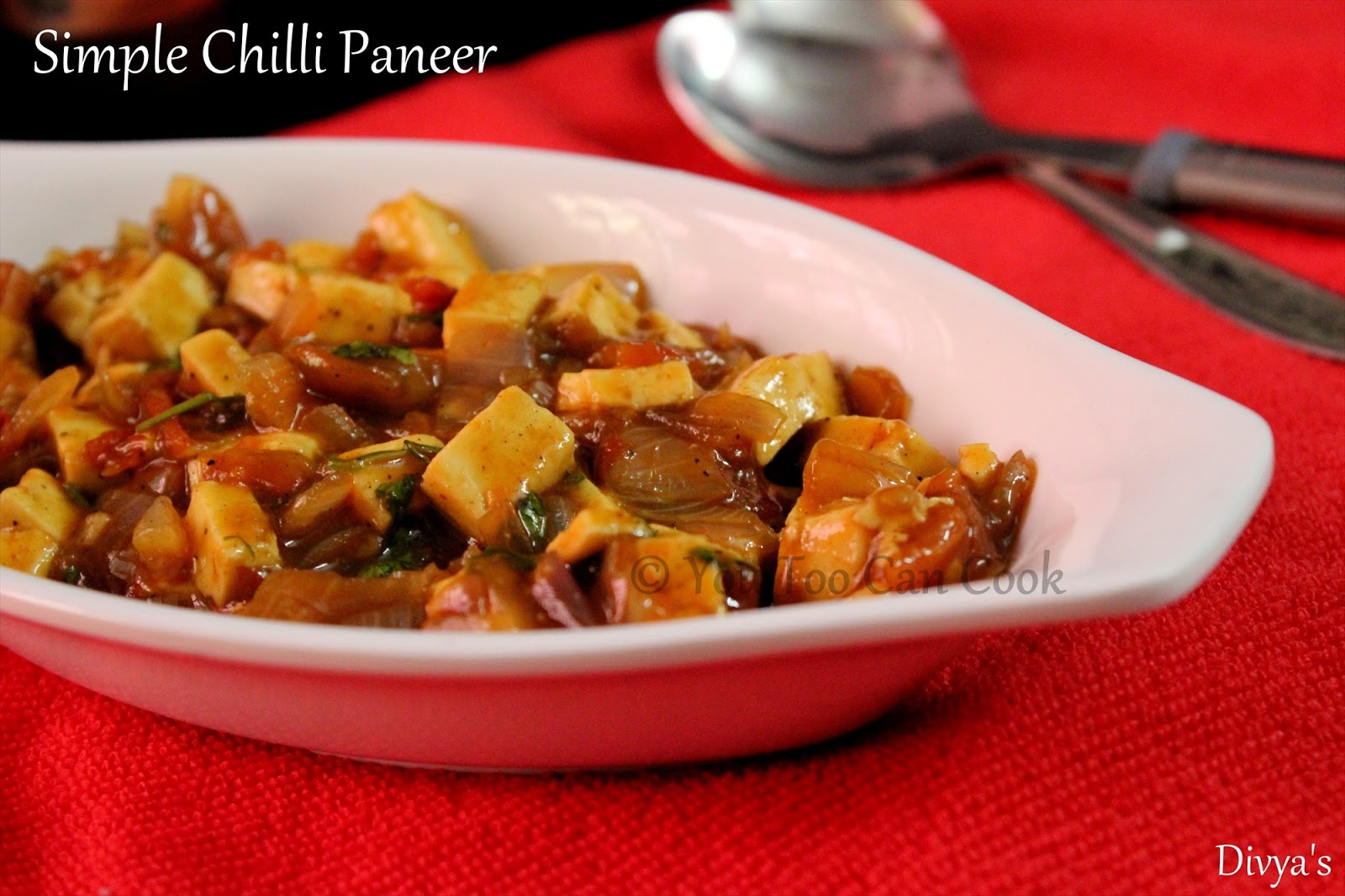 Simple Chilli Paneer No Ginger, No Garlic Recipe Easy Chilli Paneer