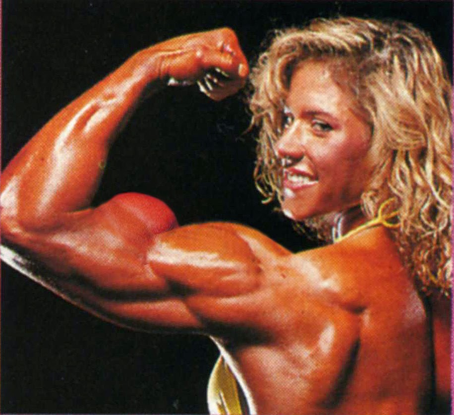 80's Female Muscle: Shelley Beattie.