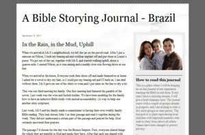 Bible Storying Journal - Brazil